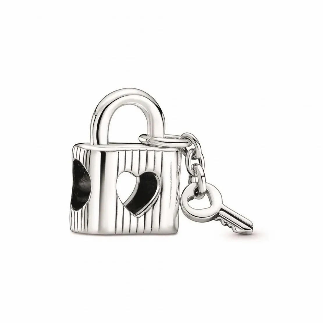 PandoraCharm Pandora Moments Cadenas & Clé Cœur - Argent