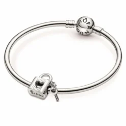 PandoraCharm Pandora Moments Cadenas & Clé Cœur - Argent