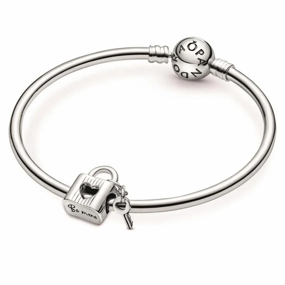 PandoraCharm Pandora Moments Cadenas & Clé Cœur - Argent