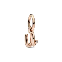 PandoraCharm Pendant Alphabet Lettre u Manuscrite