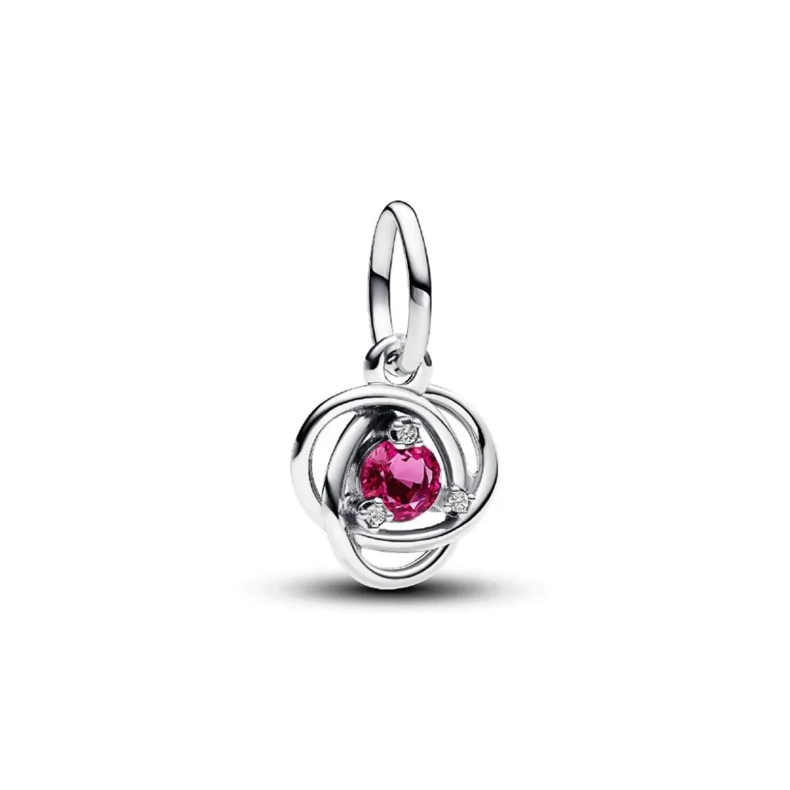 PandoraCharm Pendant Cercles de l’Éternité Rose