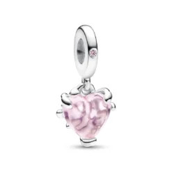 PandoraCharm Pendant Cœur et Arbre de Vie Rose - Pandora Moments