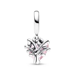 PandoraCharm Pendant Cœur et Arbre de Vie Rose - Pandora Moments