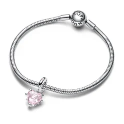 PandoraCharm Pendant Cœur et Arbre de Vie Rose - Pandora Moments