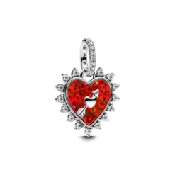 PandoraCharm Pendant Cœur Flèche Pivotante