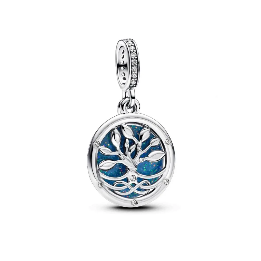 PandoraCharm Pendant Double Arbre de l’Infini Luminescent