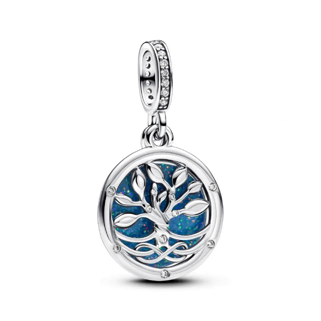 PandoraCharm Pendant Double Arbre de l’Infini Luminescent