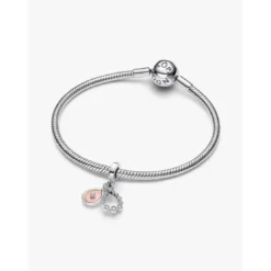 PandoraCharm Pendant Double Symbole de l’Infini Opalescent
