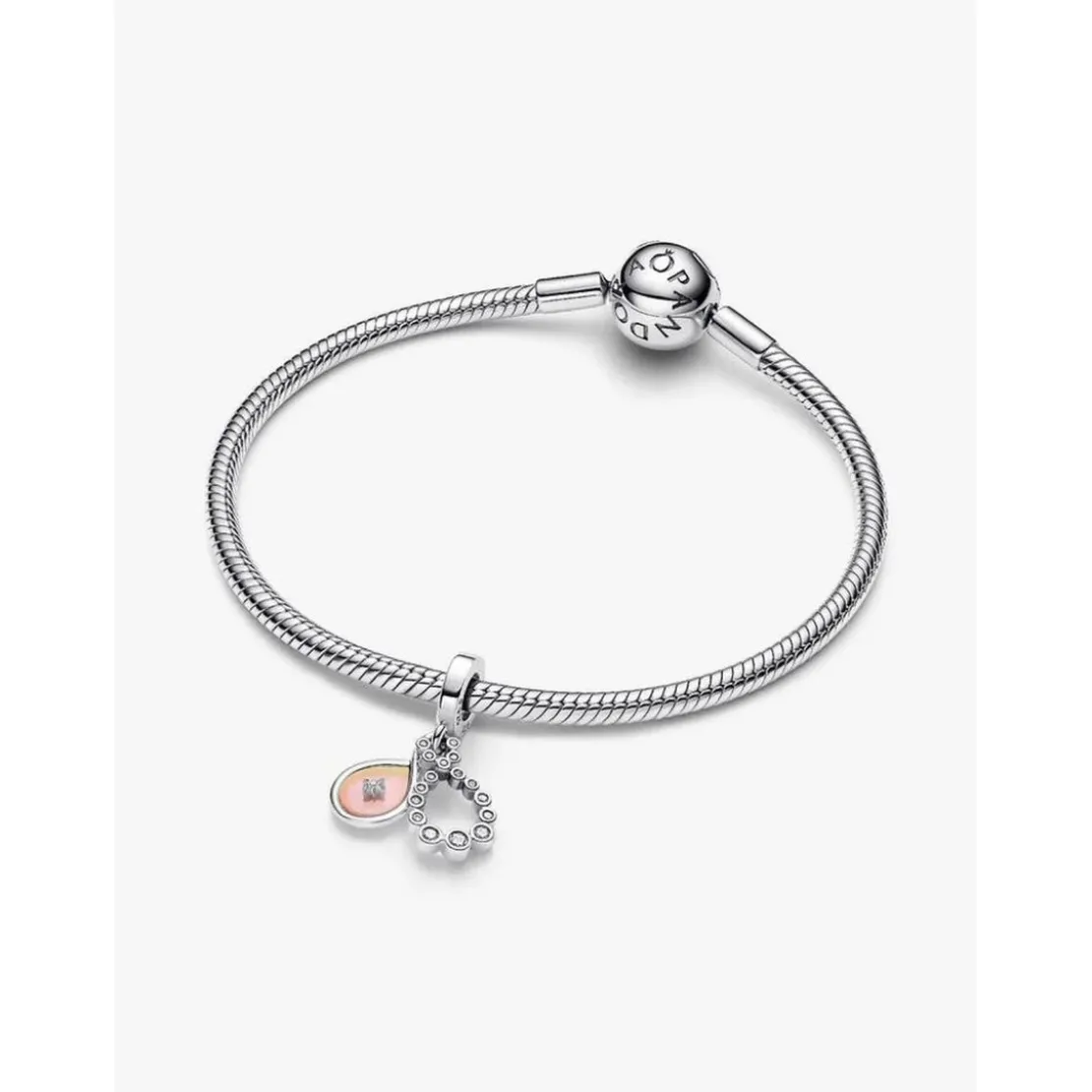 PandoraCharm Pendant Double Symbole de l’Infini Opalescent