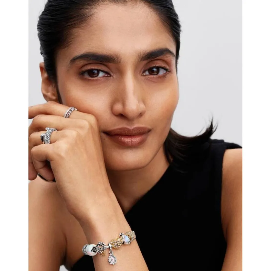 PandoraCharm Pendant Double Symbole de l’Infini Opalescent