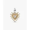 PandoraCharm Pendant Double Cœur Lumineux