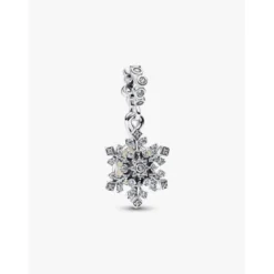 PandoraCharm Pendant Double Flocon de Neige Opalescent