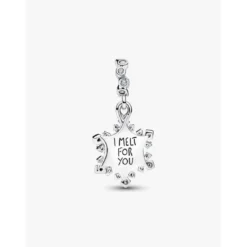 PandoraCharm Pendant Double Flocon de Neige Opalescent