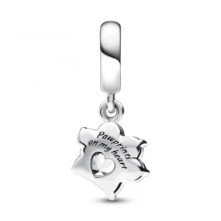 PandoraCharm Pendant Empreinte de Patte Scintillante Argenté
