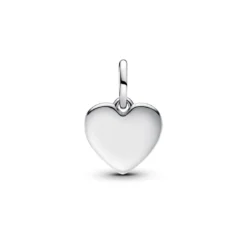 PandoraCharm Pendant Gravable Cœur Love Argent