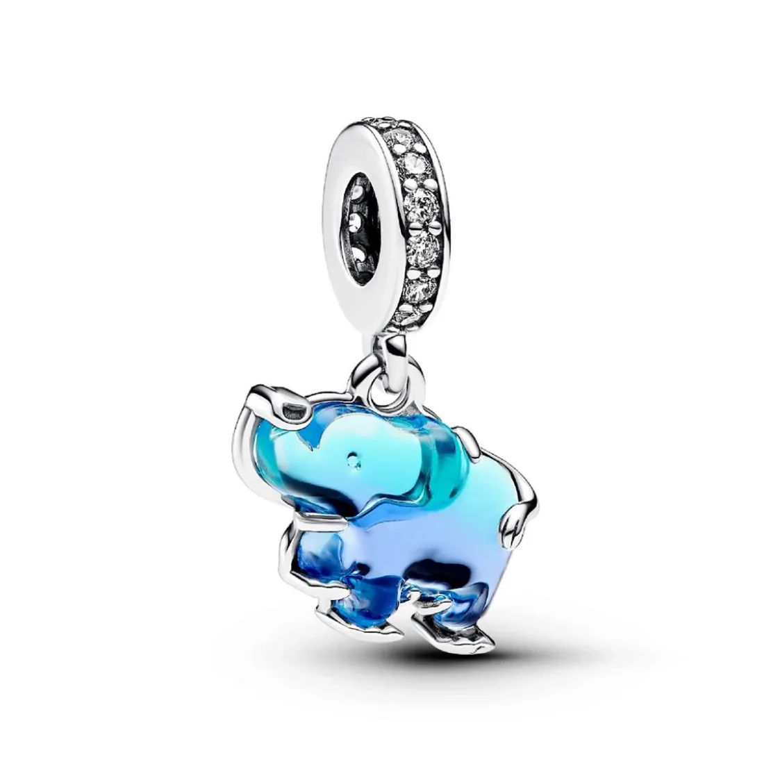 PandoraCharm Pendant Éléphant Murano Bleu