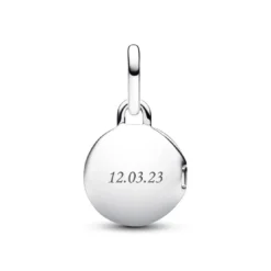 PandoraCharm Pendant Médaillon Amour Ouvrable et Gravable