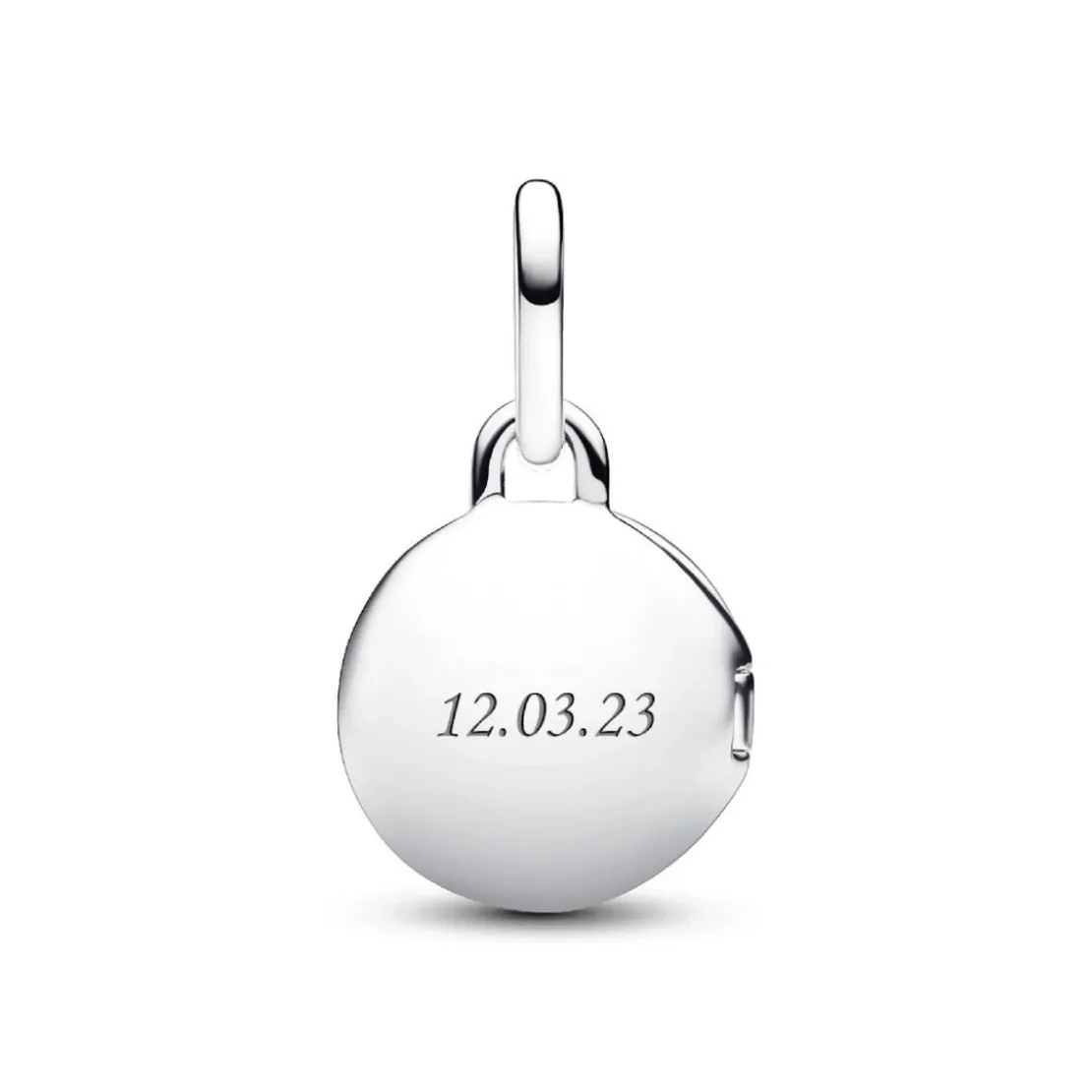 PandoraCharm Pendant Médaillon Amour Ouvrable et Gravable