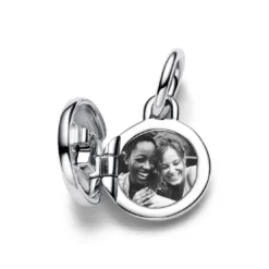 PandoraCharm Pendant Médaillon Amour Ouvrable et Gravable