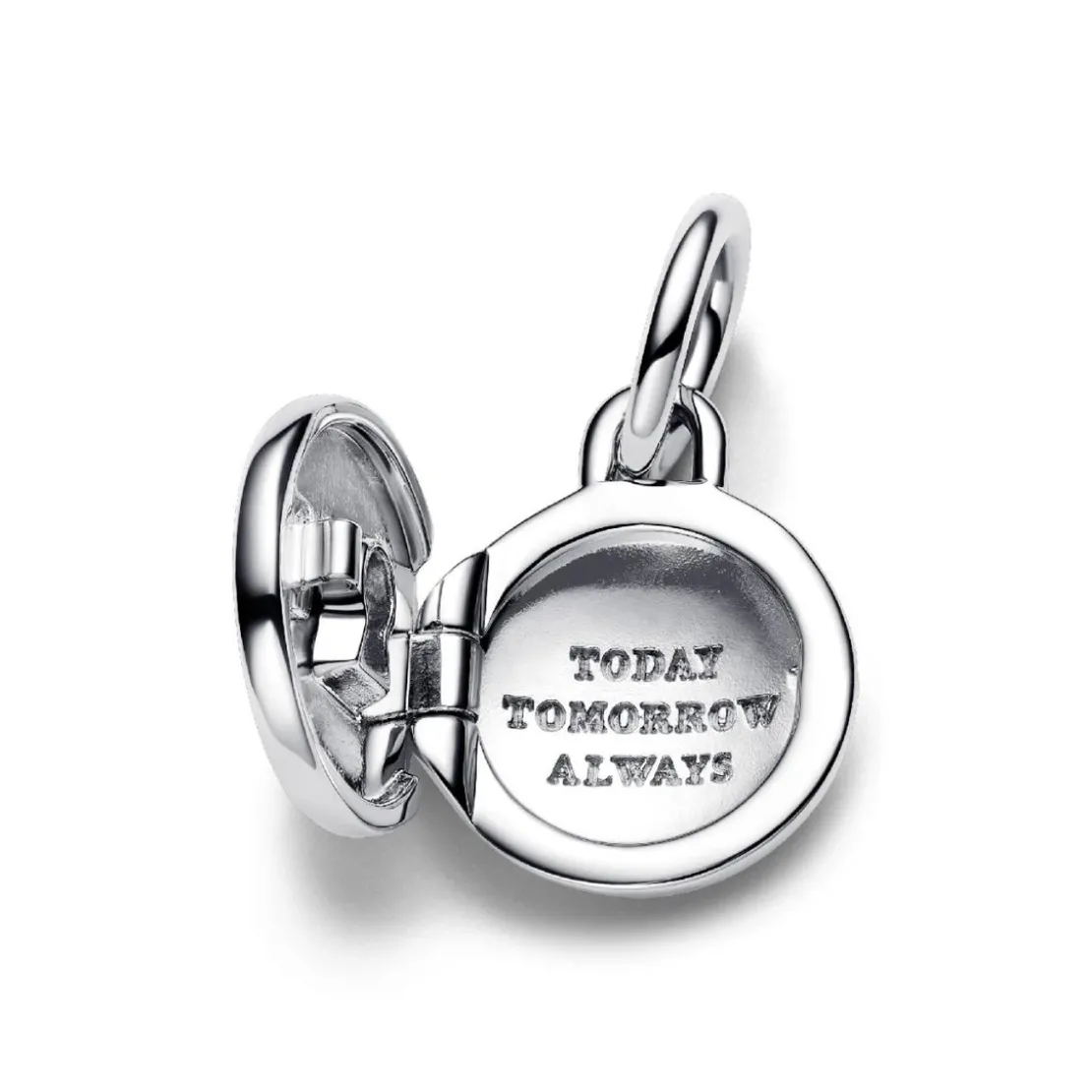 PandoraCharm Pendant Médaillon Amour Ouvrable et Gravable