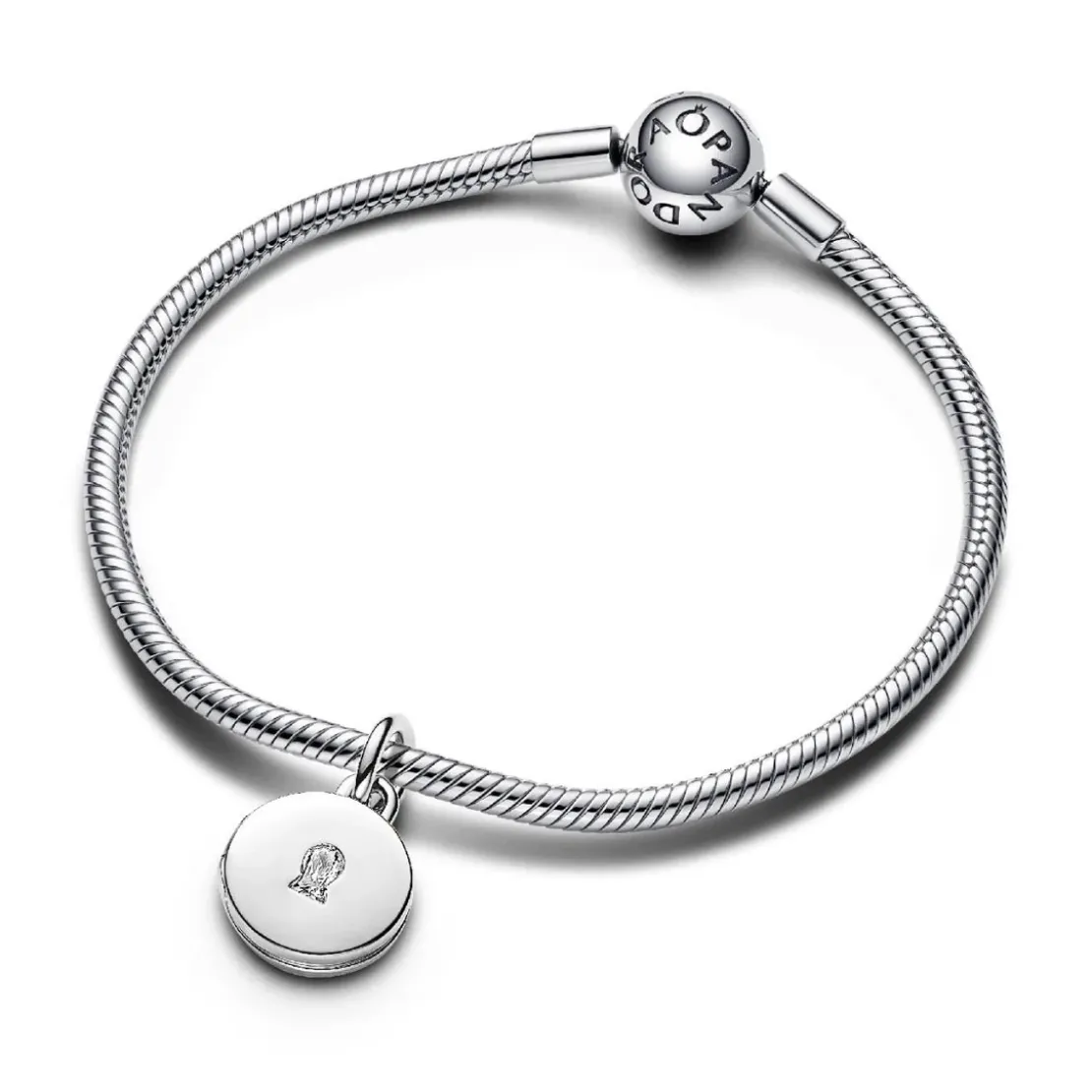 PandoraCharm Pendant Médaillon Amour Ouvrable et Gravable
