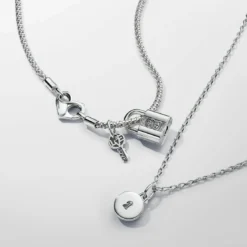 PandoraCharm Pendant Médaillon Amour Ouvrable et Gravable