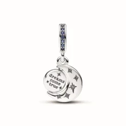PandoraCharm Pendant Rotatif Lune Scintillante - Pandora Moments