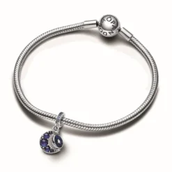 PandoraCharm Pendant Rotatif Lune Scintillante - Pandora Moments