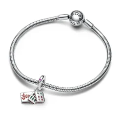 PandoraCharm Pendant Triple Mahjong