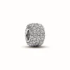PandoraCharm Triple Rang Pavé Scintillant - Pandora MomentsArgent