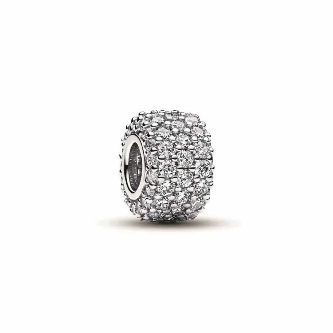 PandoraCharm Triple Rang Pavé Scintillant - Pandora MomentsArgent