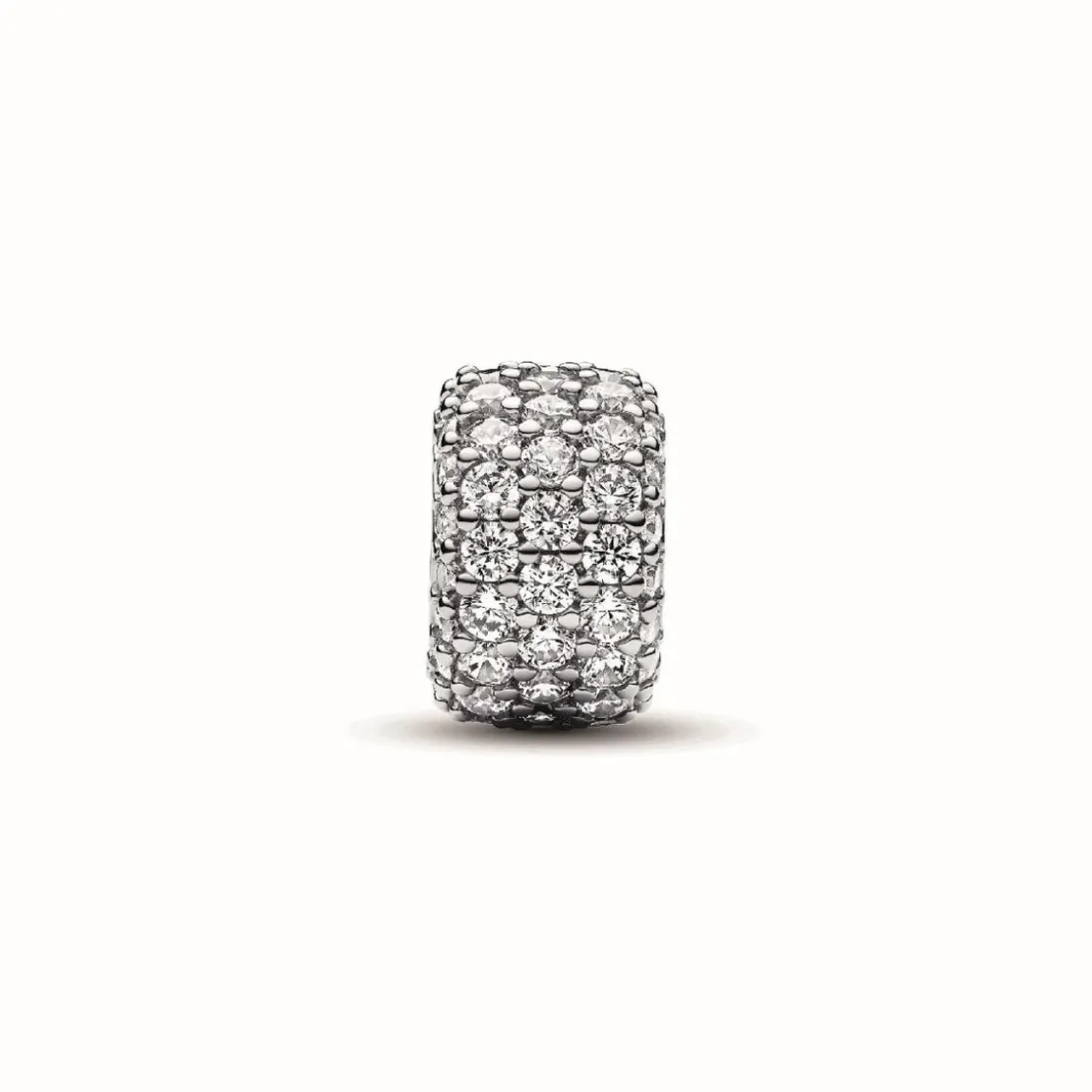 PandoraCharm Triple Rang Pavé Scintillant - Pandora MomentsArgent