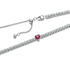PandoraChoker avec Pendentif Halo Cœur