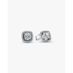 PandoraClous d’Oreilles Halo Carré