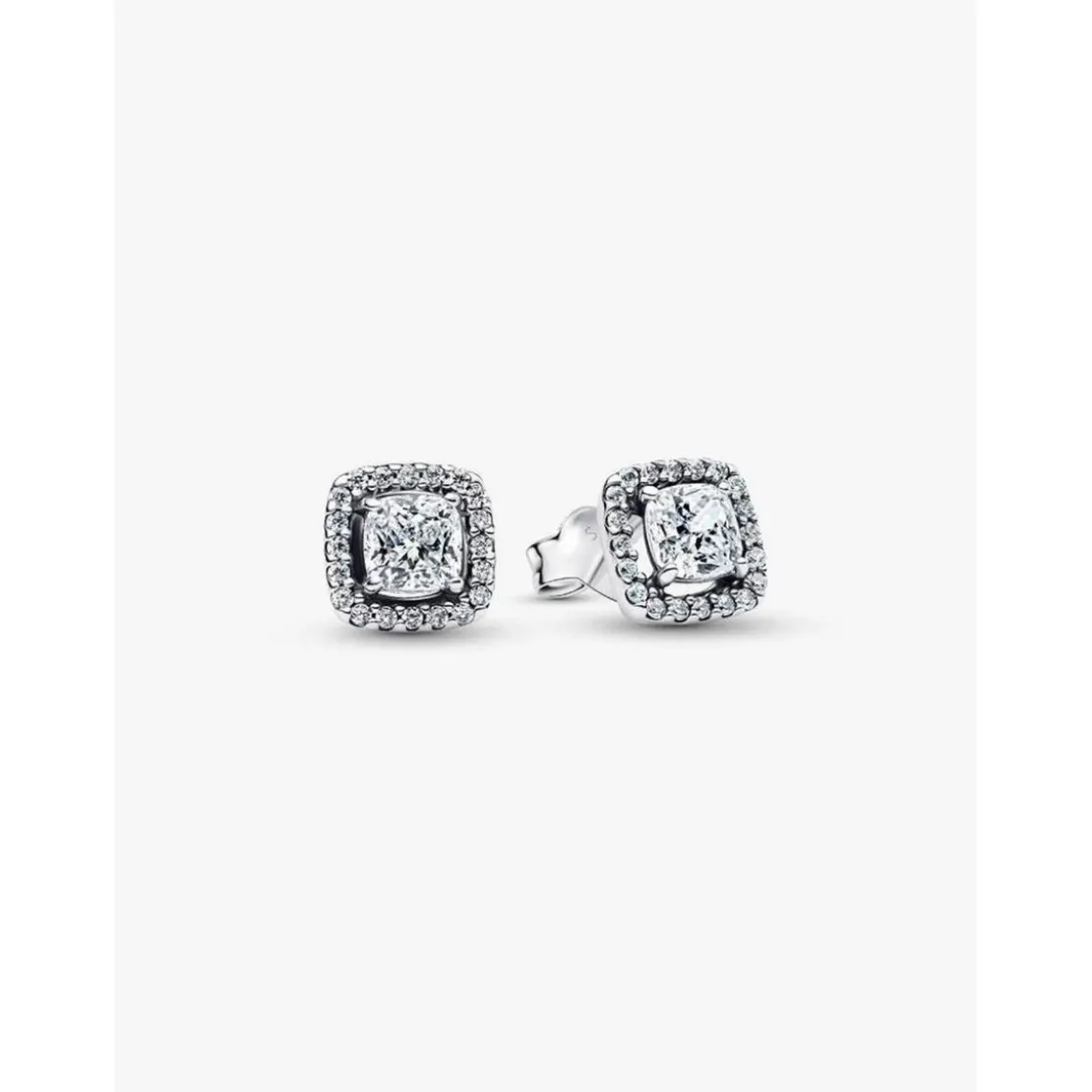 PandoraClous d’Oreilles Halo Carré