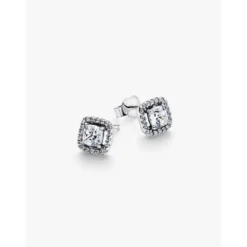 PandoraClous d’Oreilles Halo Carré