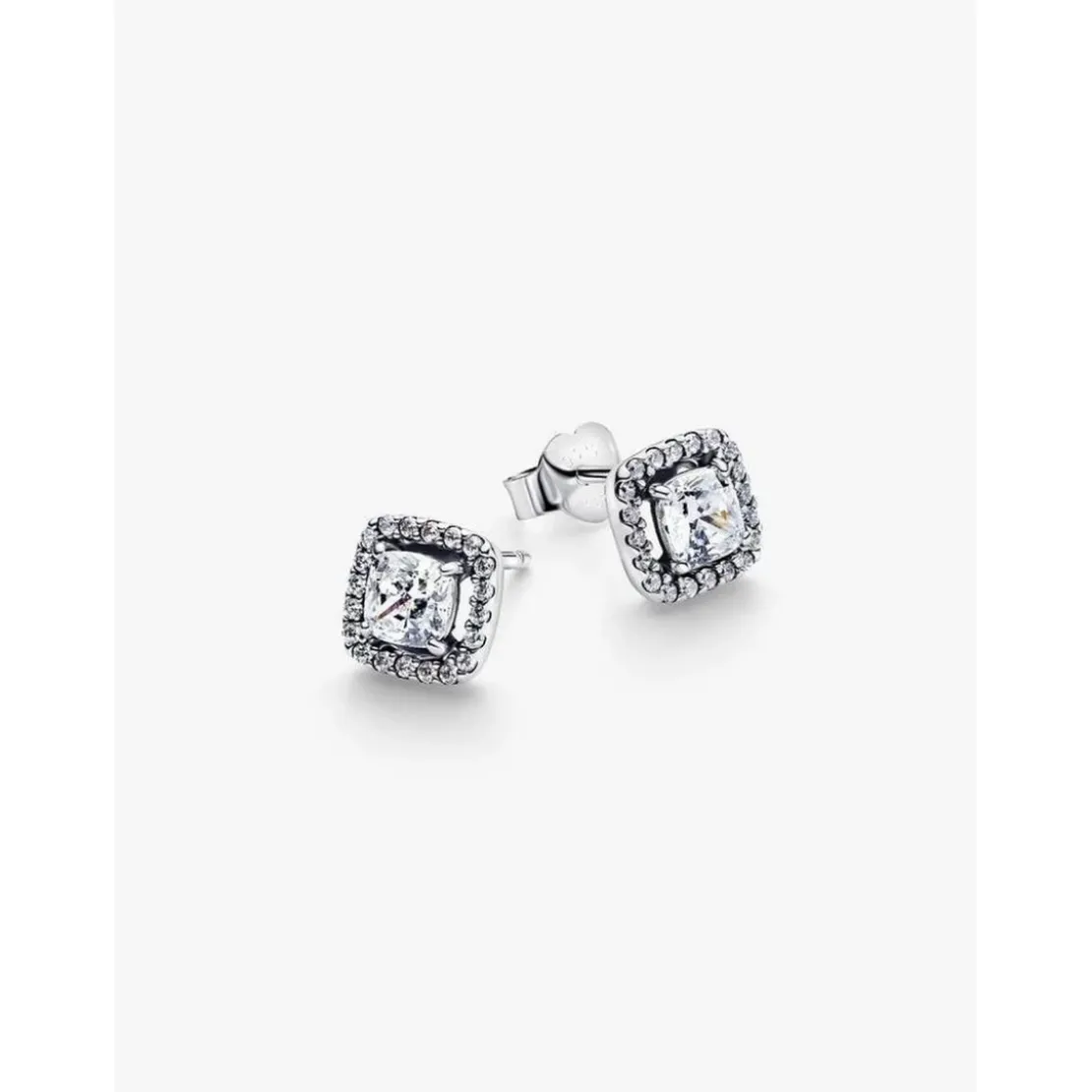 PandoraClous d’Oreilles Halo Carré