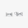 PandoraClous d’Oreilles Petit Nœud Scintillant