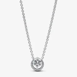 PandoraCollier femme en argent sterling avec zircons Pandora Timeless