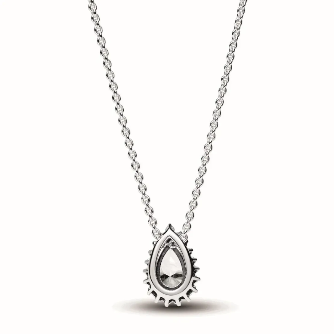 PandoraCollier Halo Poire Scintillant - Pandora Timeless