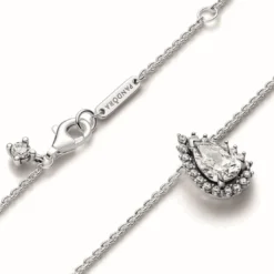 PandoraCollier Halo Poire Scintillant - Pandora Timeless