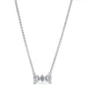 PandoraCollier Nœud Scintillant Argent