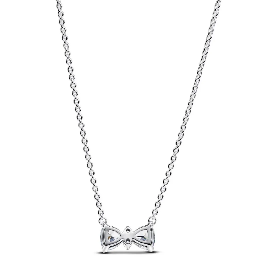 PandoraCollier Nœud Scintillant Argent