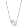 PandoraCollier Rose Épanouie Blanche