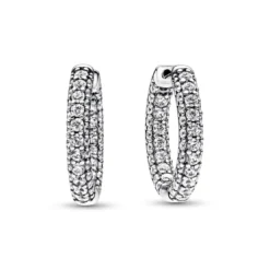 PandoraCréoles Rang Pavé Argenté - Pandora Timeless