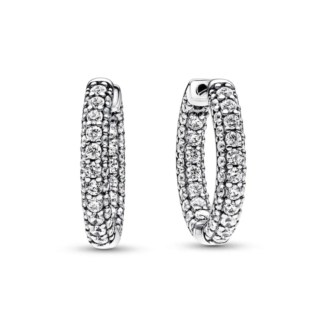 PandoraCréoles Rang Pavé Argenté - Pandora Timeless