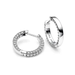 PandoraCréoles Rang Pavé Argenté - Pandora Timeless