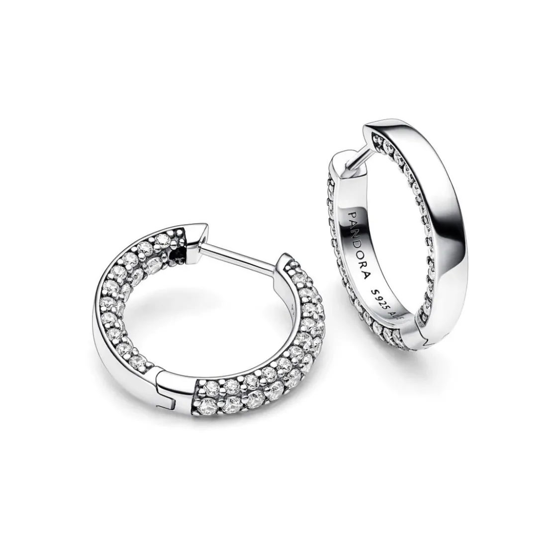PandoraCréoles Rang Pavé Argenté - Pandora Timeless