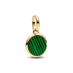 PandoraMini Charm Médaillon Gravable Vert