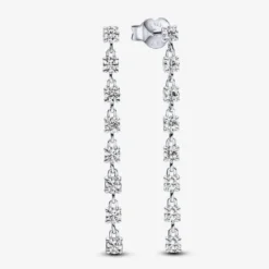 PandoraPendantes femme en argent sterling avec zircons Pandora Timeless